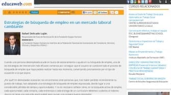 Colaboración en el monográfico de EducaWeb sobre Orientación laboral