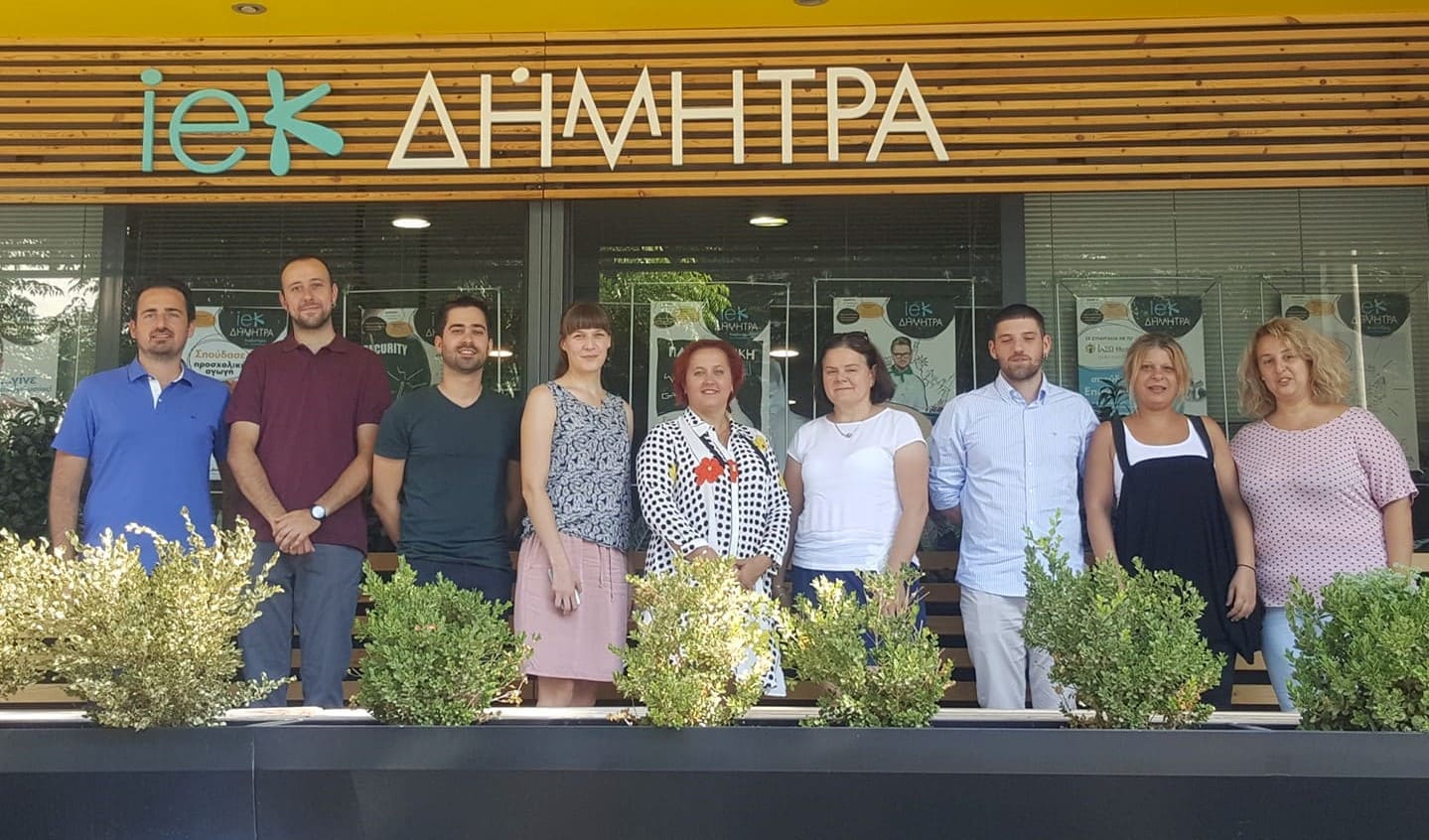 Cierre del taller del proyecto IntoDIGITS en Larissa (Grecia)