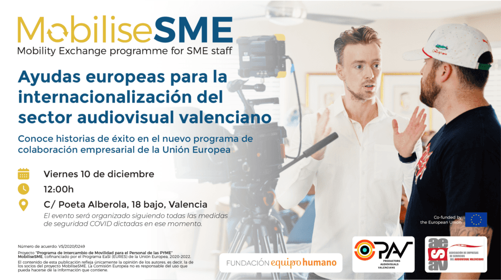 Ayudas europeas para la internacionalización del sector audiovisual valenciano