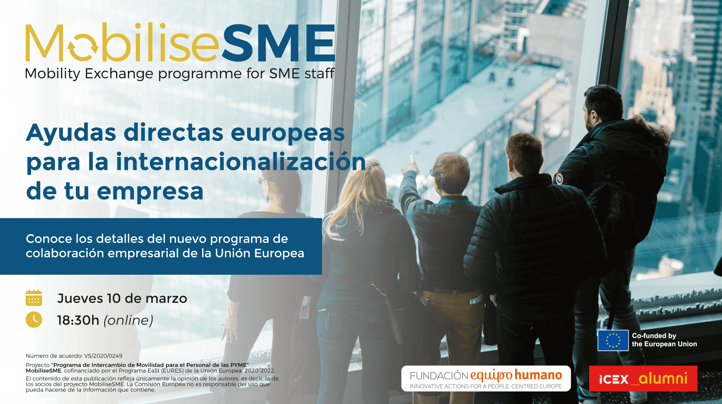 Lee más sobre el artículo MobiliseSME | Ayudas directas europeas para la internacionalización de tu empresa